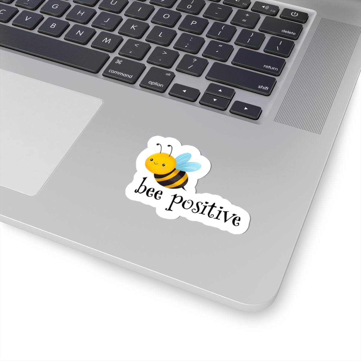 Bee Positive Stickers, Motivational Bee Art, Cute Laptop Decor, Fun Gift for Friends, Positive Vibes, Inspirational Wall Stickers
