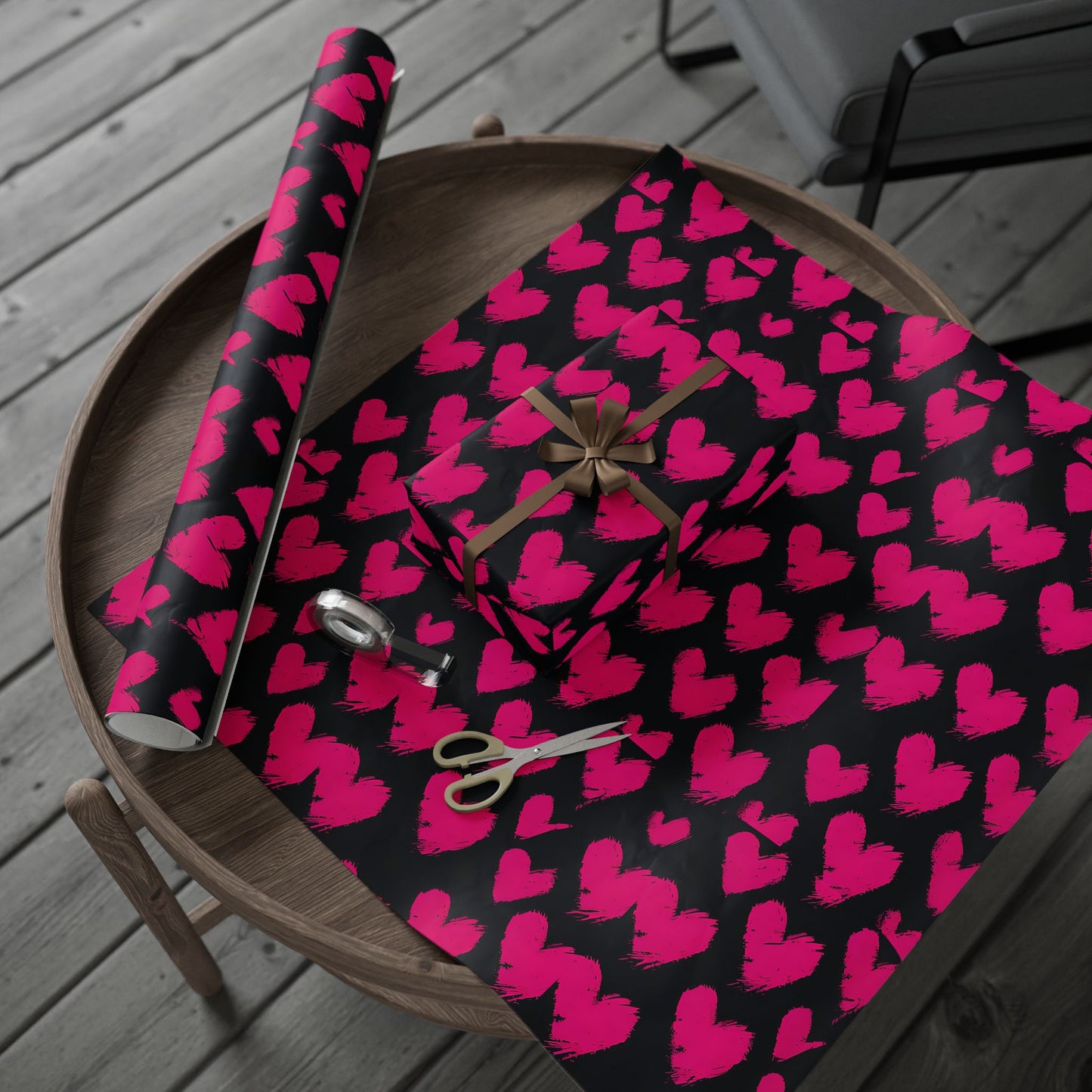 Heartfelt Wrapping Papers, Gift Wrap, Birthday, Valentine's Day, Party Supplies, Eco-Friendly Gift Packaging, Artistic Gift Wrap
