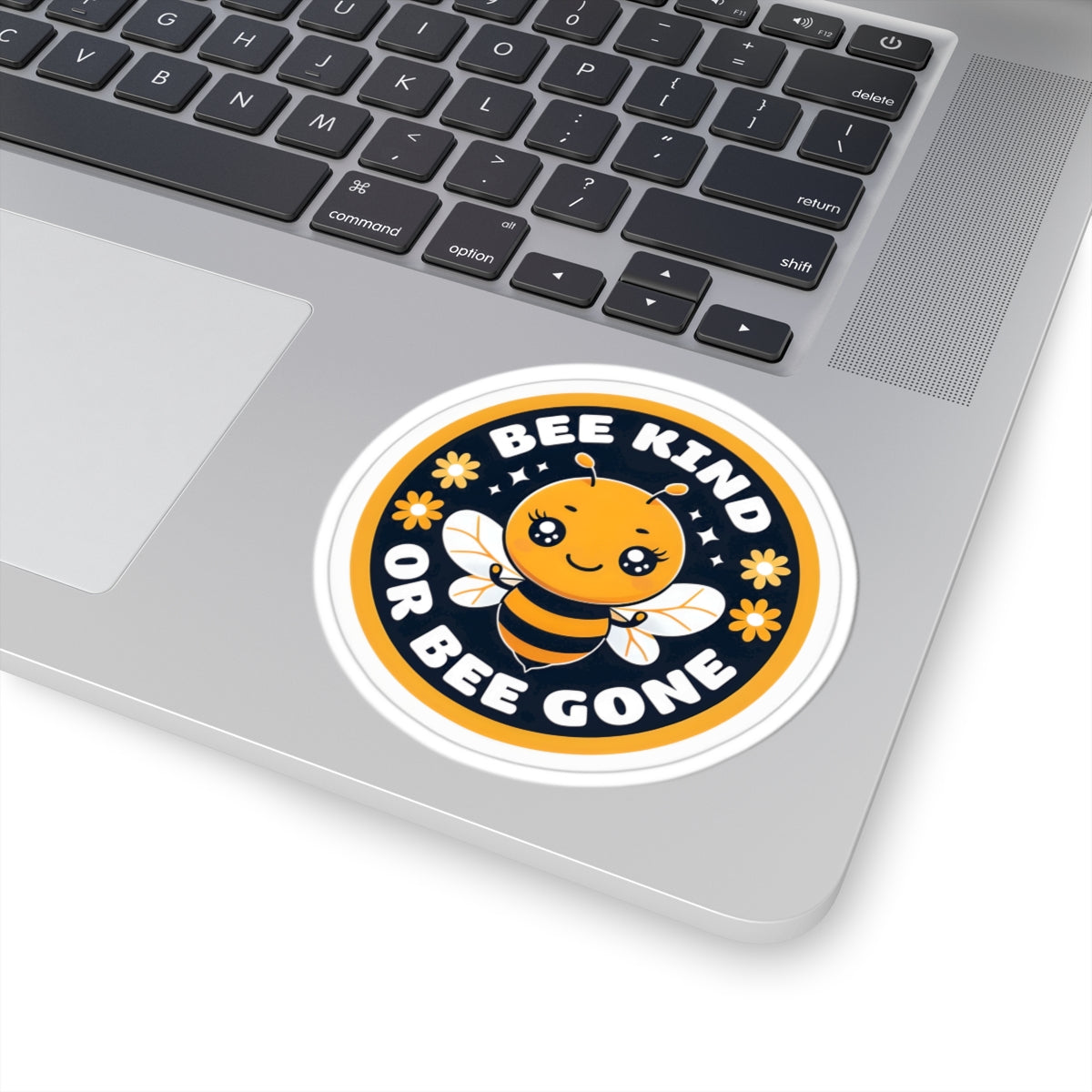 Bee Kind Kiss-Cut Sticker | Cute Bee Design | Inspirational Vinyl Decal for Laptops, Water Bottles, Journals, Gifts