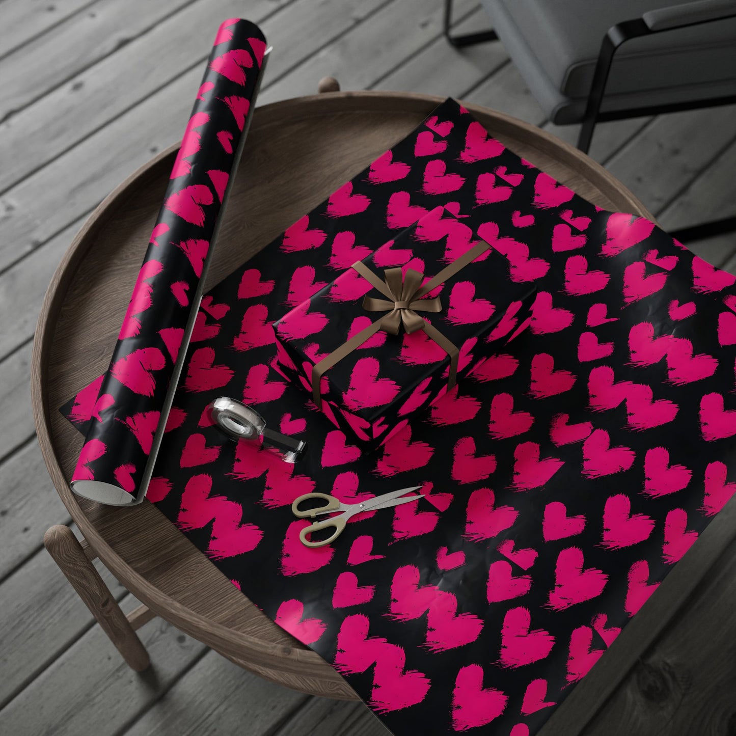 Heartfelt Wrapping Papers, Gift Wrap, Birthday, Valentine's Day, Party Supplies, Eco-Friendly Gift Packaging, Artistic Gift Wrap