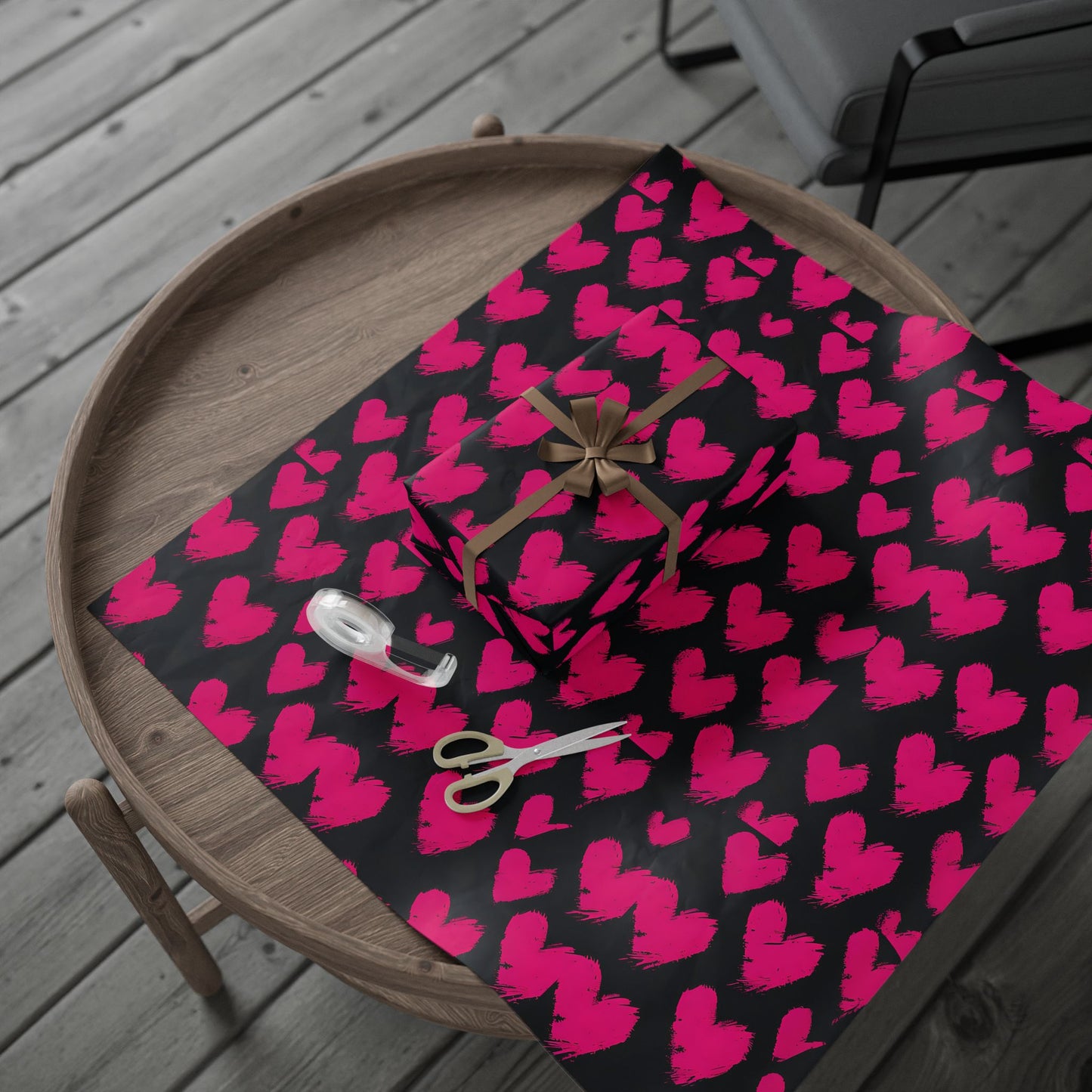 Heartfelt Wrapping Papers, Gift Wrap, Birthday, Valentine's Day, Party Supplies, Eco-Friendly Gift Packaging, Artistic Gift Wrap