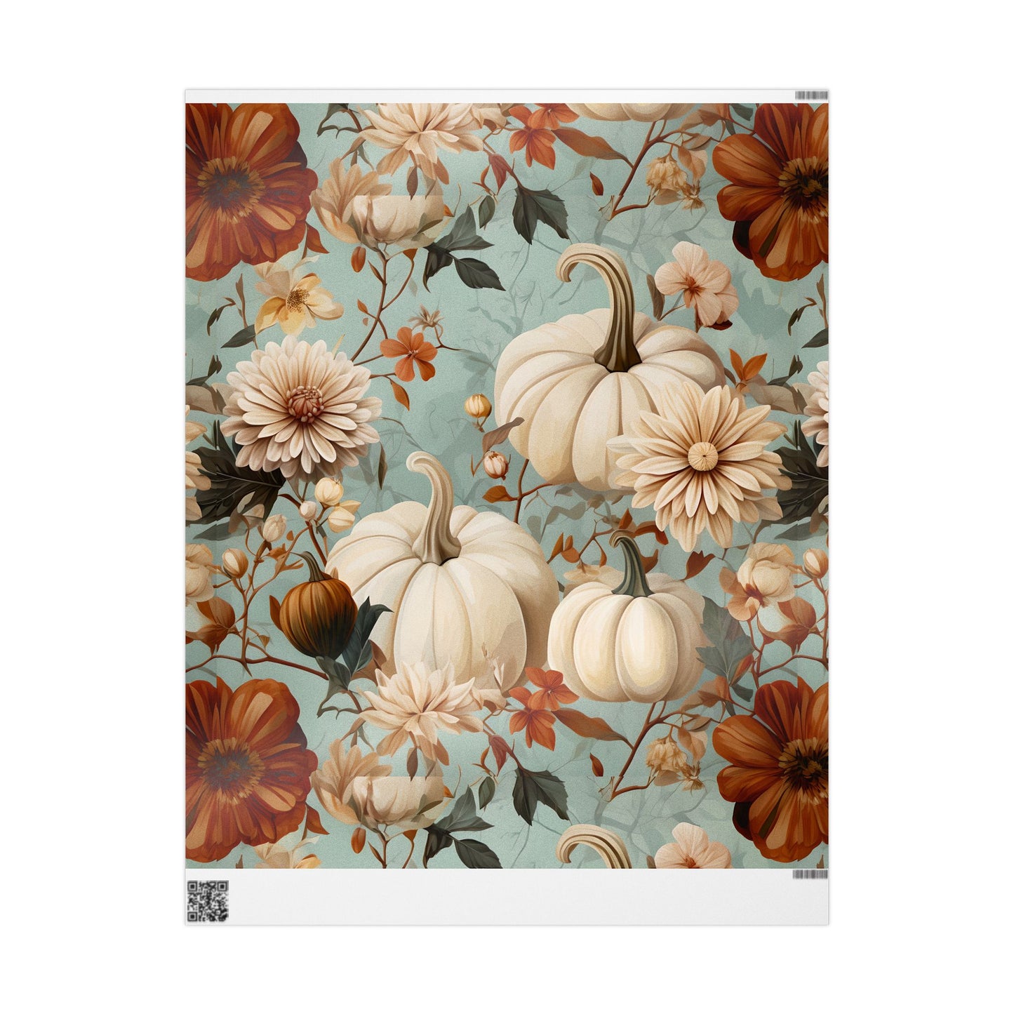 Floral Gift Wrap, Elegant Wrapping Paper for Birthday, Wedding, Baby Shower, Holiday Gifts, Eco-friendly Floral Designs