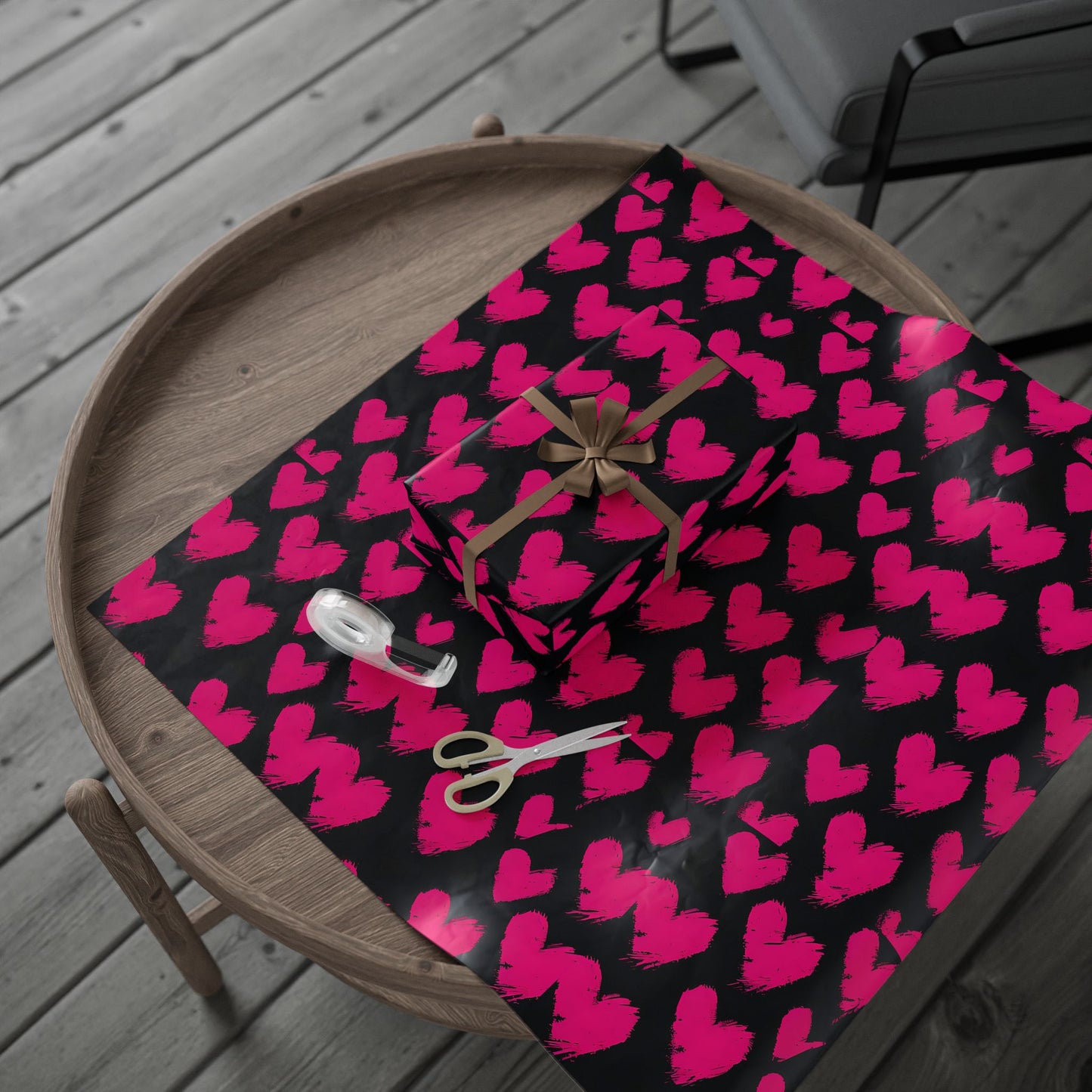 Heartfelt Wrapping Papers, Gift Wrap, Birthday, Valentine's Day, Party Supplies, Eco-Friendly Gift Packaging, Artistic Gift Wrap