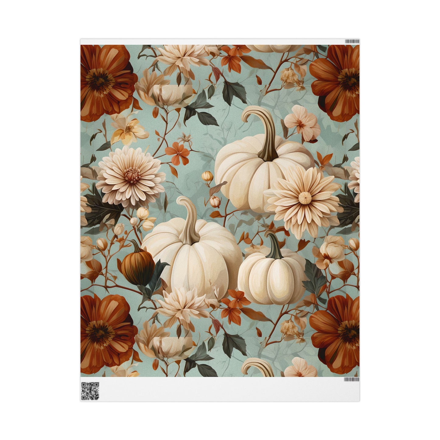 Floral Gift Wrap, Elegant Wrapping Paper for Birthday, Wedding, Baby Shower, Holiday Gifts, Eco-friendly Floral Designs