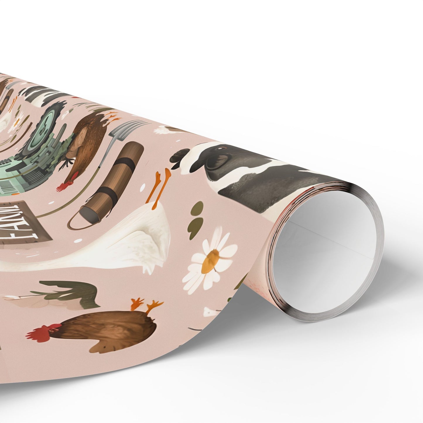 Farm Animals Wrapping Paper