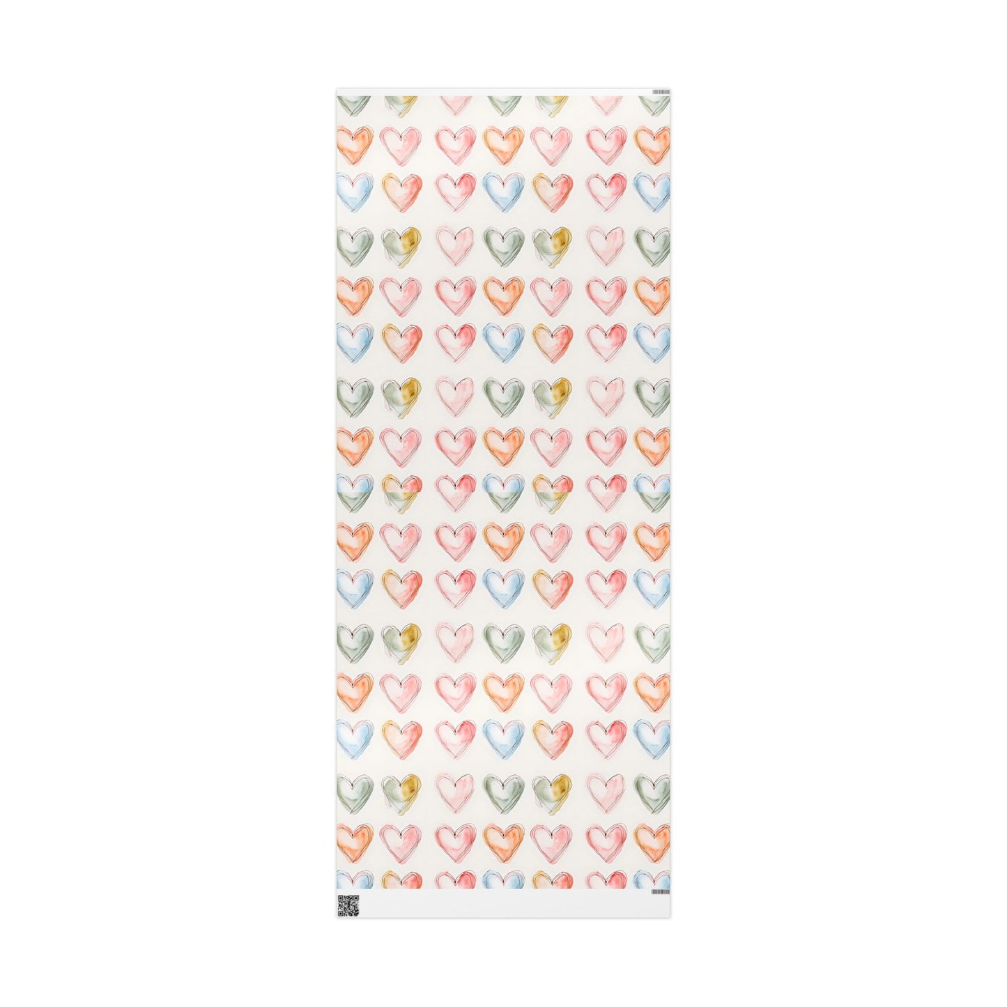 Charming Heart Pattern Wrapping Paper, Ideal for Valentine's Day, Birthdays, Gift Wrapping, Scrapbooking, Craft Projects