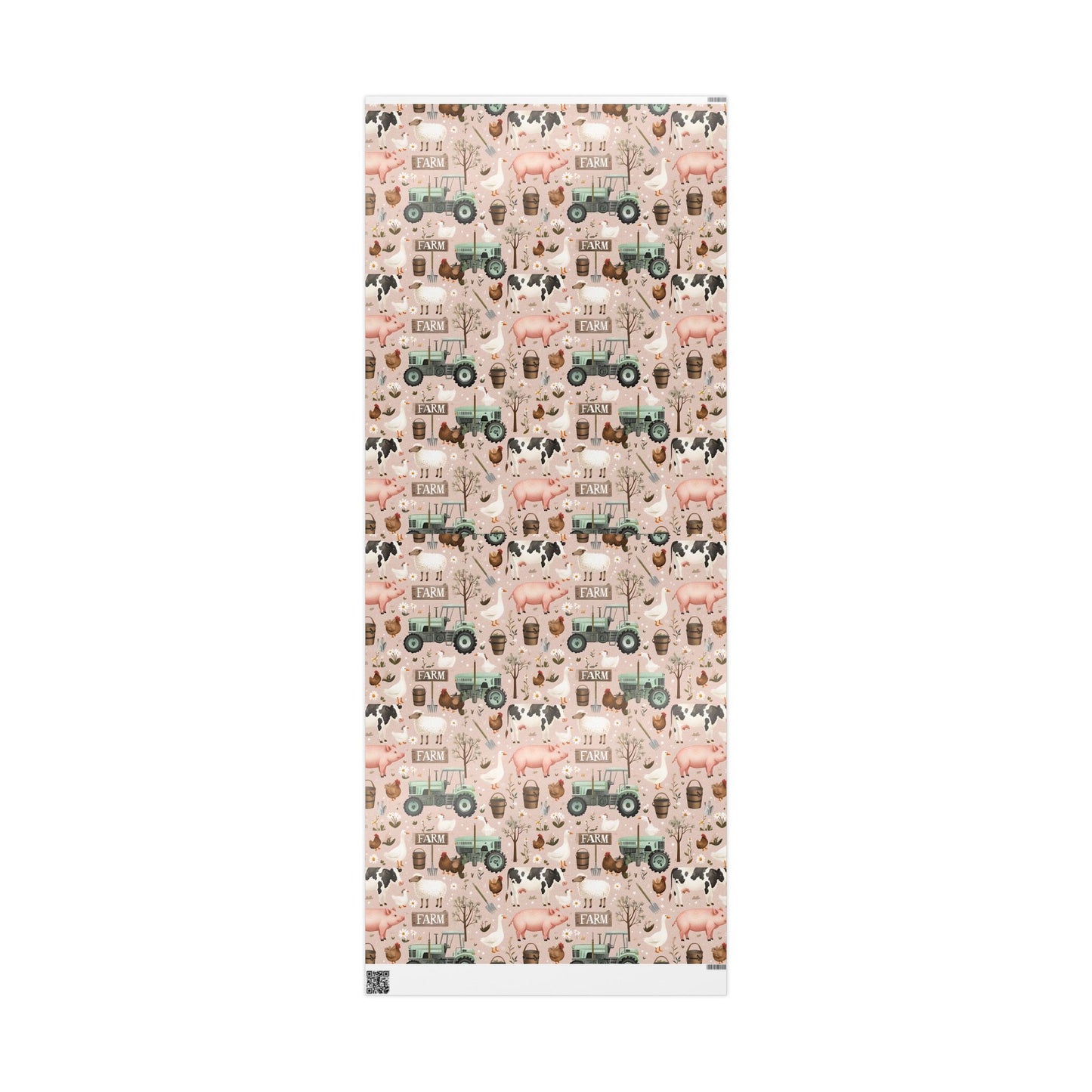 Farm Animals Wrapping Paper