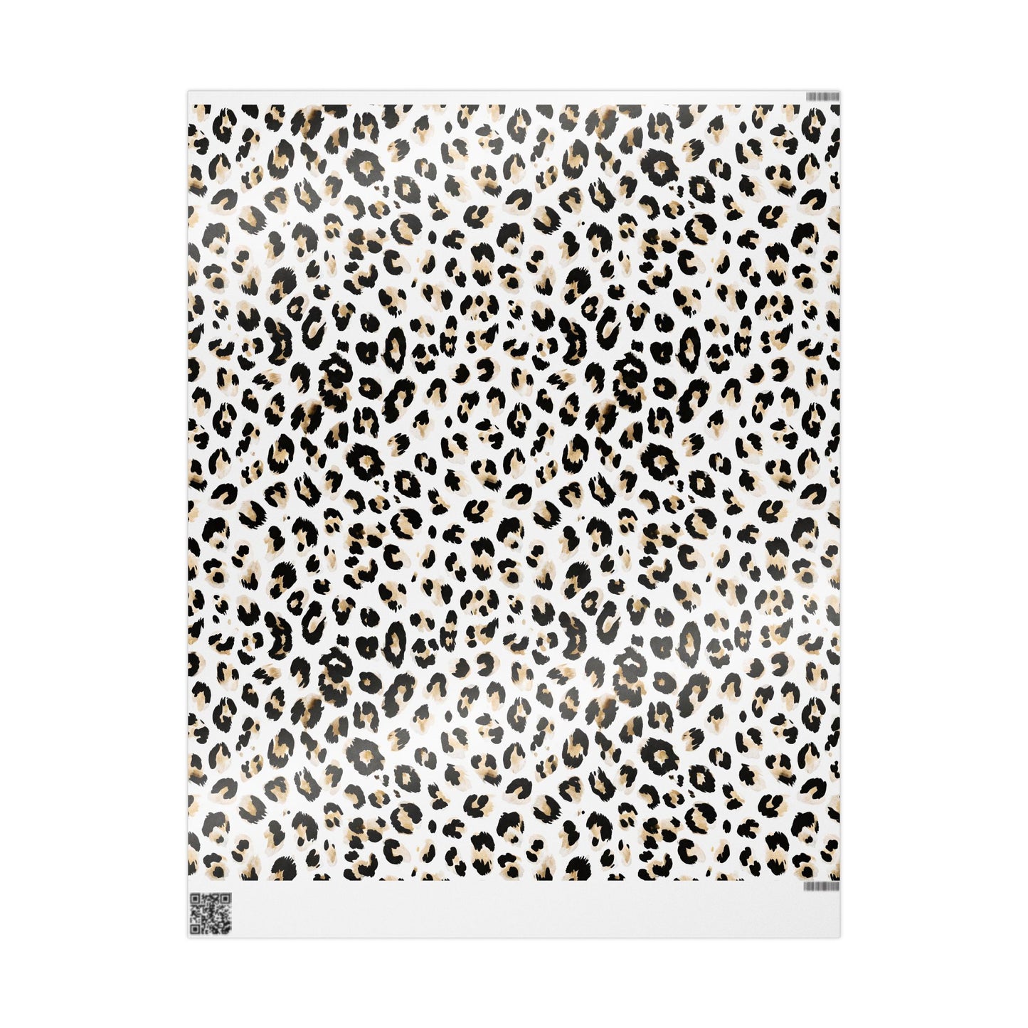 Chic Leopard Print Wrapping Paper, Stylish Gift Wrap, Holiday, Birthday, Elegant Gift Presentation, Animal Print Paper