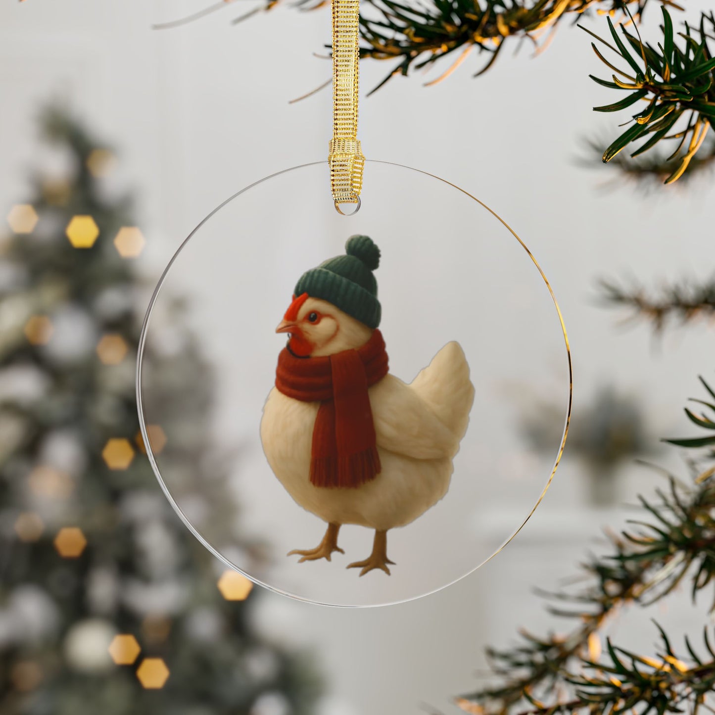 Charming Chicken Acrylic Ornaments | Cute Holiday Decor, Farmhouse Christmas Tree Decoration, Unique Gift for Animal Lovers, Winter [...]