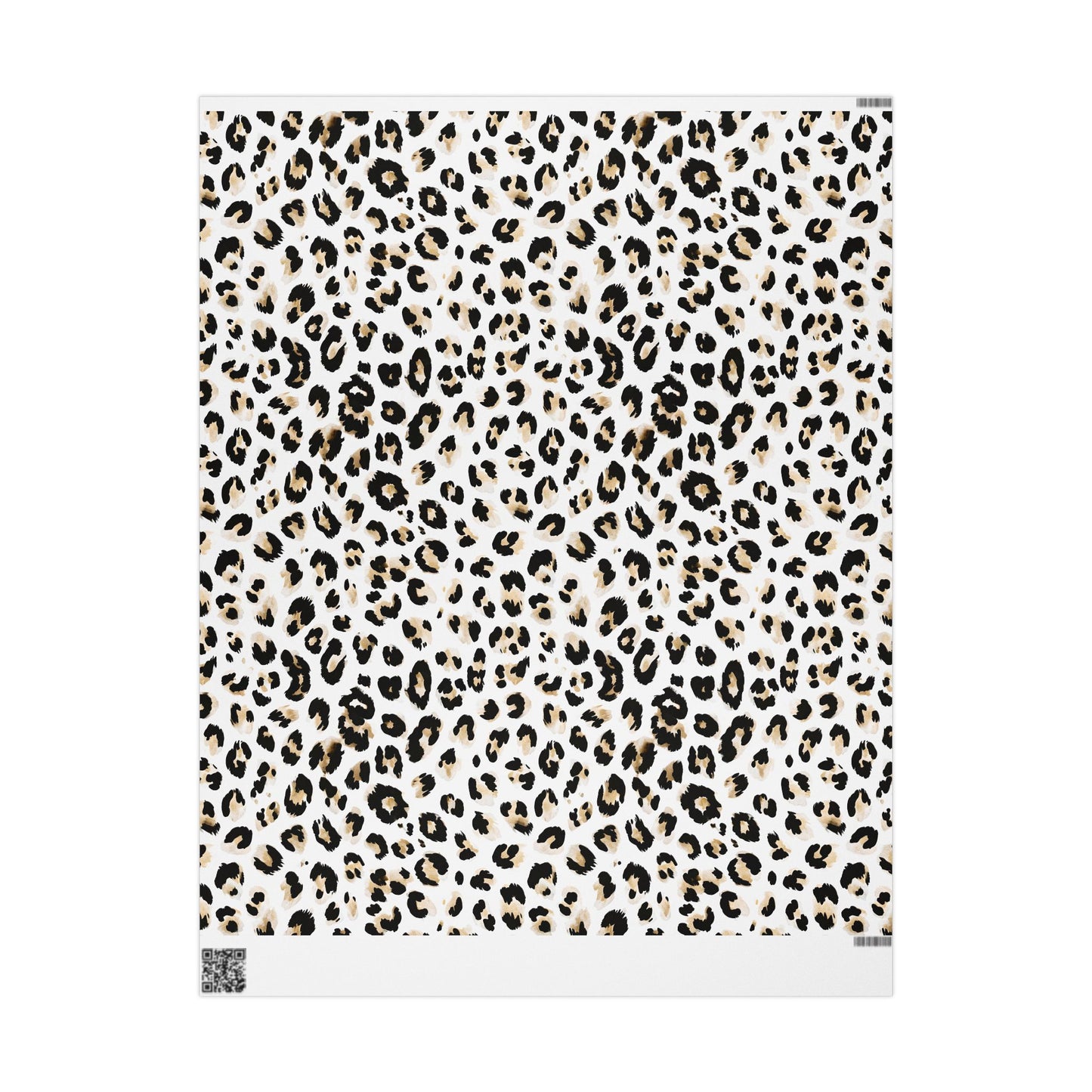 Chic Leopard Print Wrapping Paper, Stylish Gift Wrap, Holiday, Birthday, Elegant Gift Presentation, Animal Print Paper