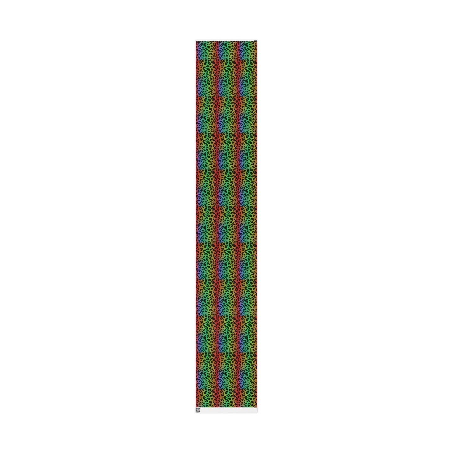 Rainbow leopard wrapping paper