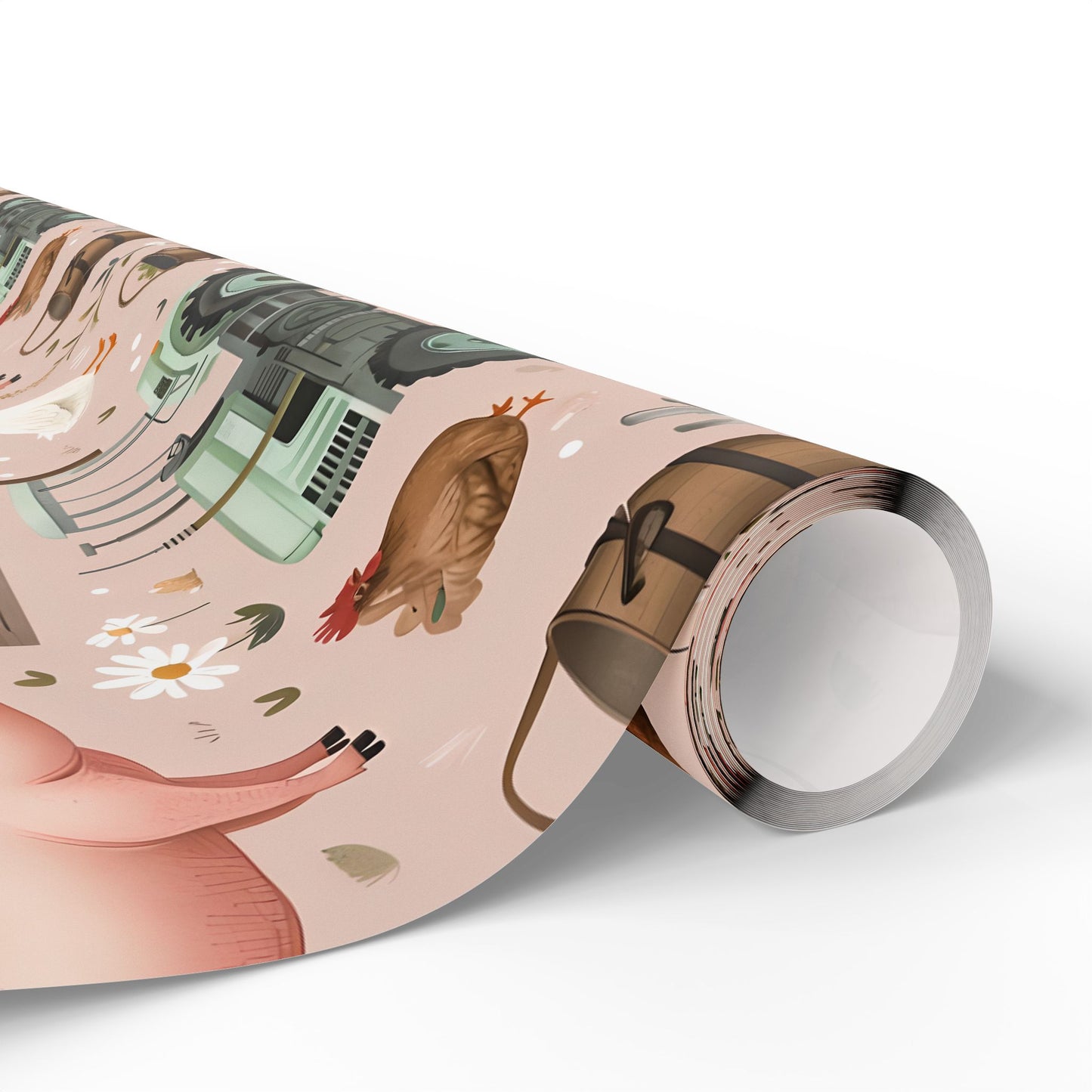 Farm Animals Wrapping Paper
