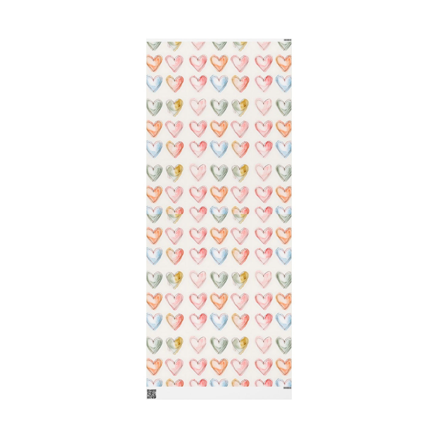 Charming Heart Pattern Wrapping Paper, Ideal for Valentine's Day, Birthdays, Gift Wrapping, Scrapbooking, Craft Projects