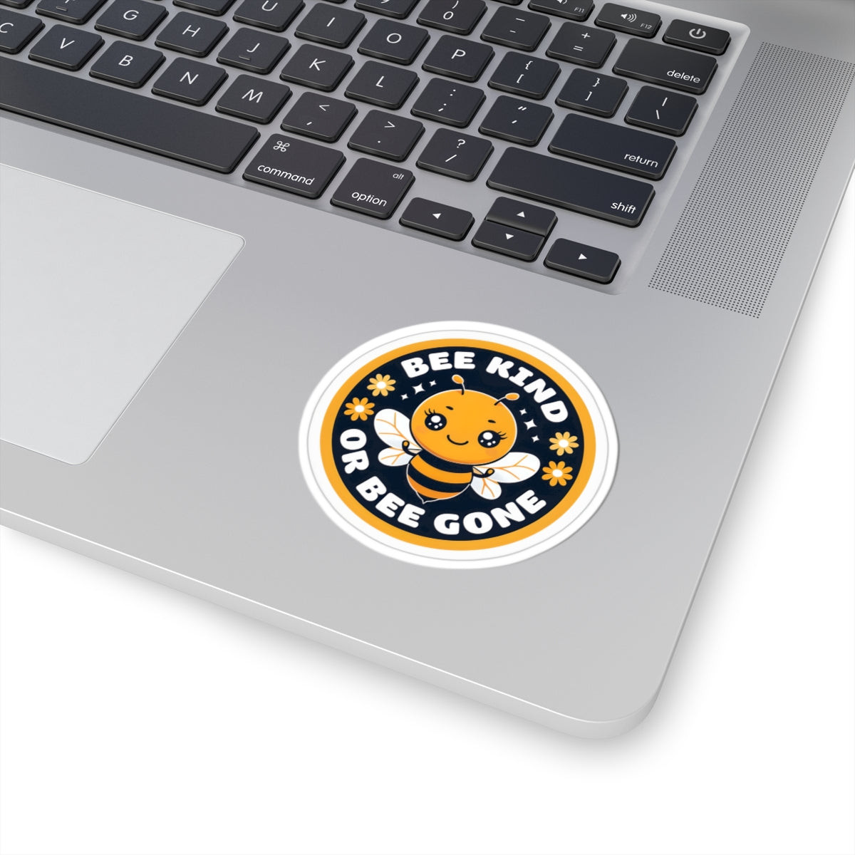 Bee Kind Kiss-Cut Sticker | Cute Bee Design | Inspirational Vinyl Decal for Laptops, Water Bottles, Journals, Gifts