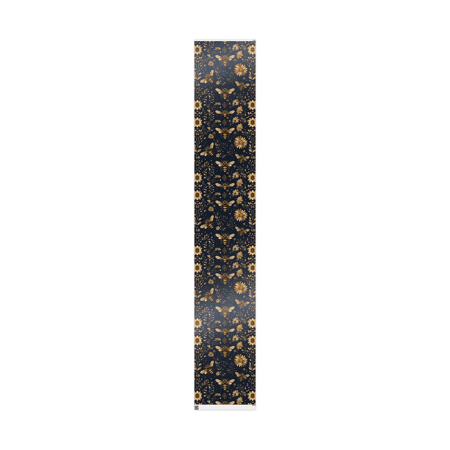 Wrapping Paper - Chic Floral with Bees Design