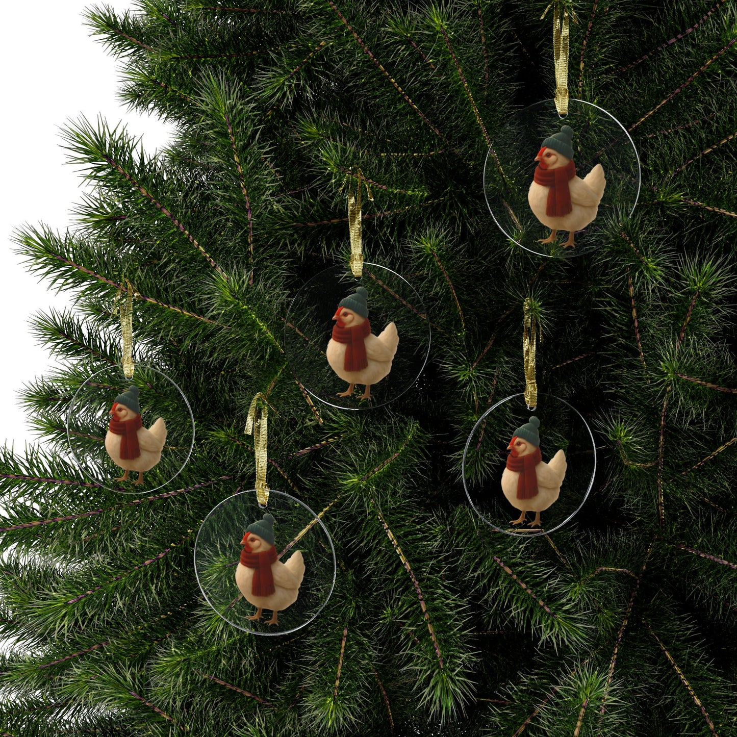 Charming Chicken Acrylic Ornaments | Cute Holiday Decor, Farmhouse Christmas Tree Decoration, Unique Gift for Animal Lovers, Winter [...]