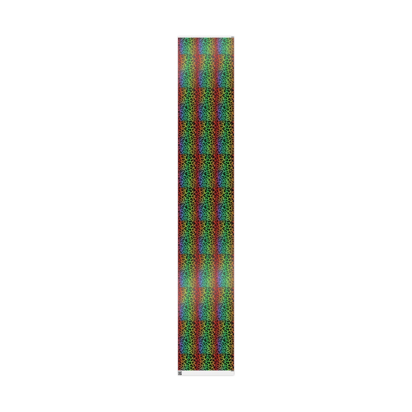 Rainbow leopard wrapping paper