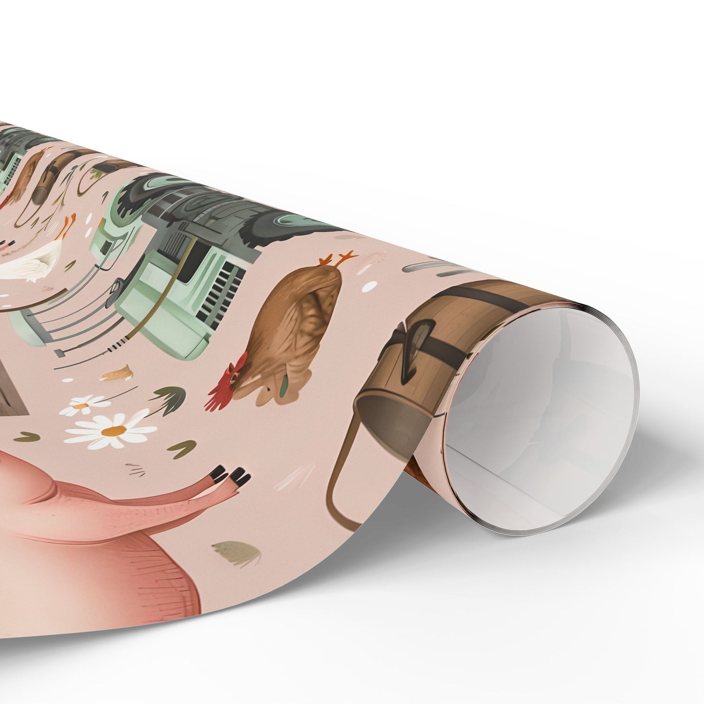 Farm Animals Wrapping Paper