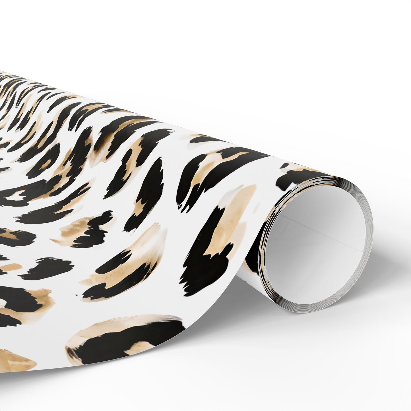 Chic Leopard Print Wrapping Paper, Stylish Gift Wrap, Holiday, Birthday, Elegant Gift Presentation, Animal Print Paper