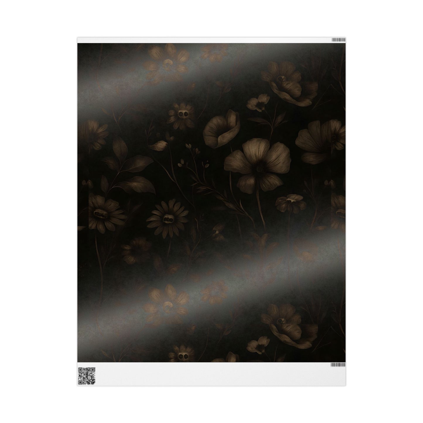Wrapping Papers - Spooky Floral Design