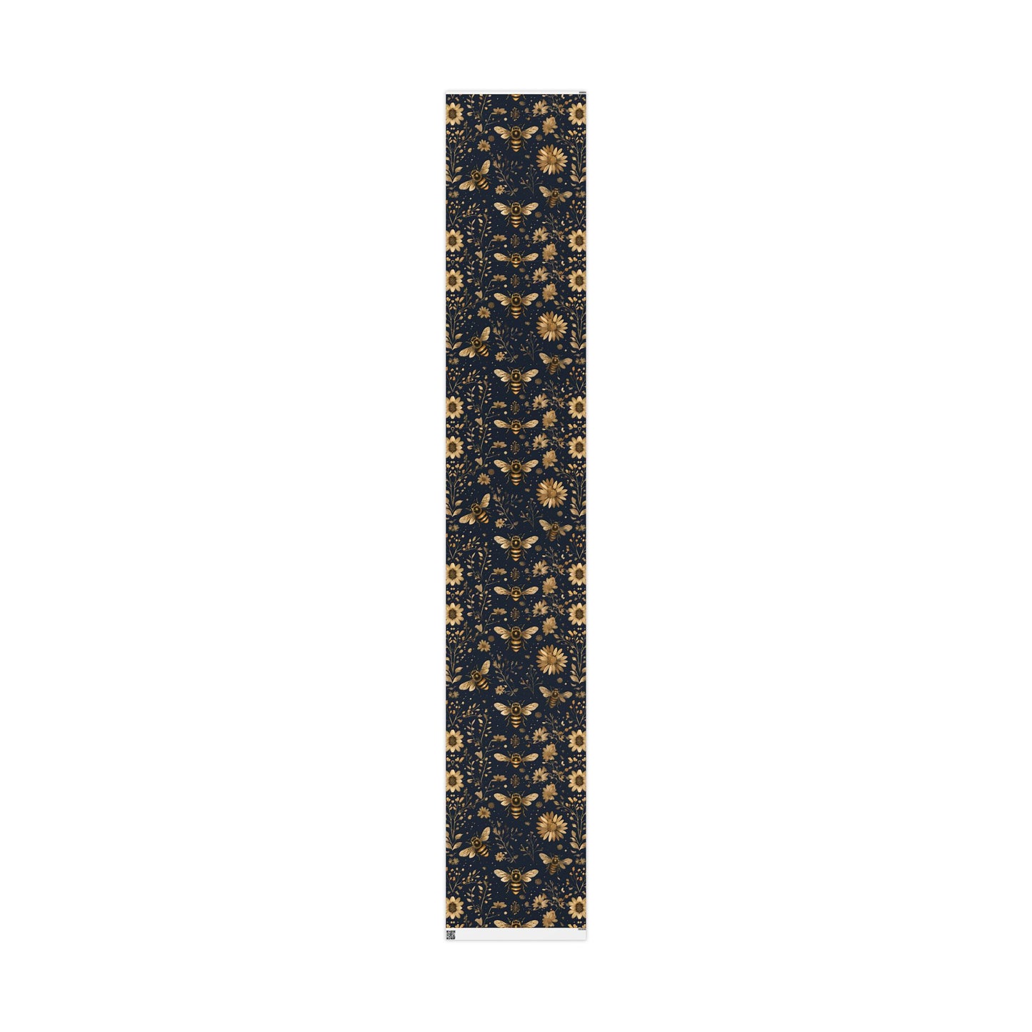 Wrapping Paper - Chic Floral with Bees Design